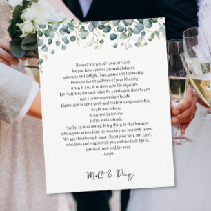 Cartão Postal Oração no dia do seu casamento