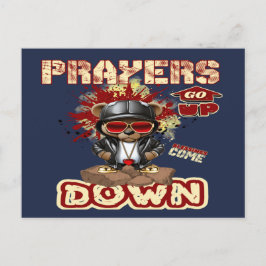 Cartão Postal Orações Subem Fé Cristã