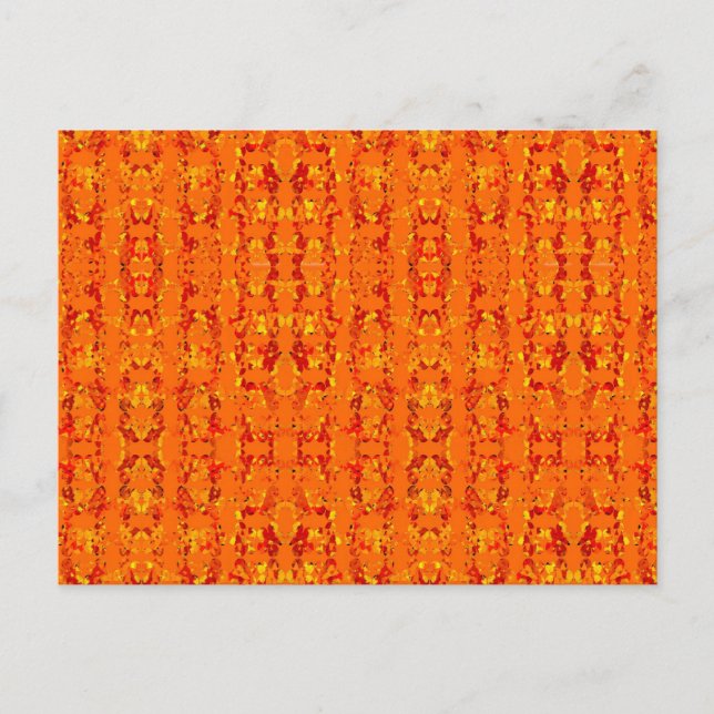 Cartão Postal Orange Aztek (Frente)