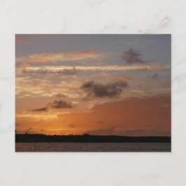 Cartão Postal Orange Sky After Sunset (Céu Laranja Depois do Sol