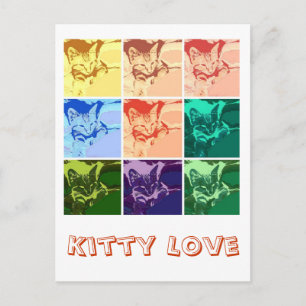 Cartão Postal Orange Tabby Kitten