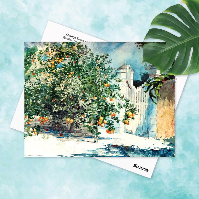 Cartão Postal Orange Tree Gate Nassau Winslow Homer (Criador carregado)