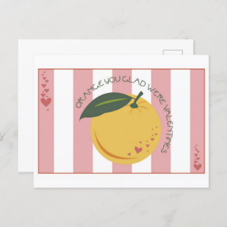 Cartão Postal Orange You Glad