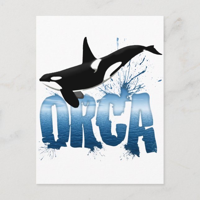 CARTÃO POSTAL ORCA (Frente)