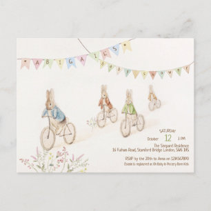 Cartão Postal Orçamento Peter Coelho Chá de fraldas de Gênero Co