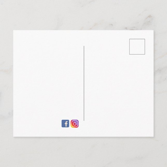 Cartão Postal Ordem Personalizada para Tina (Verso)