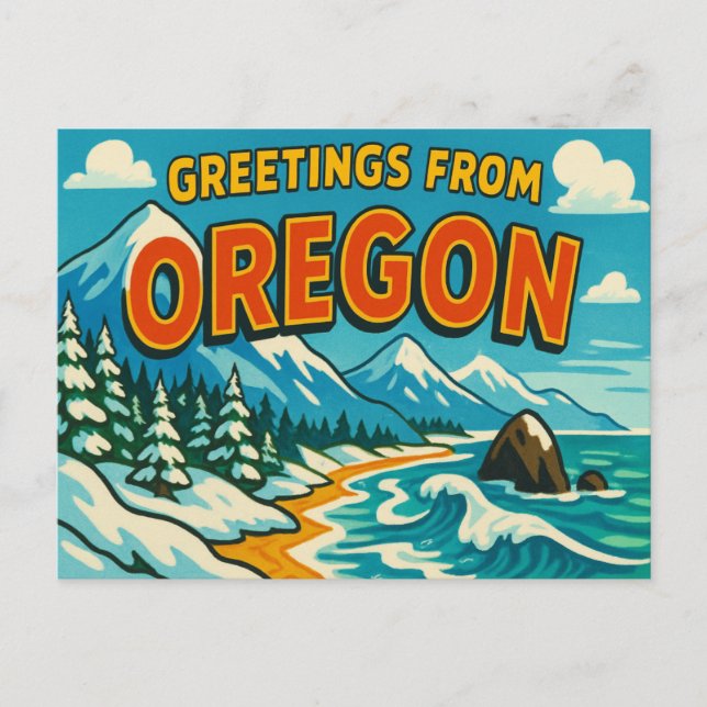 Cartão postal OREGON (Frente)