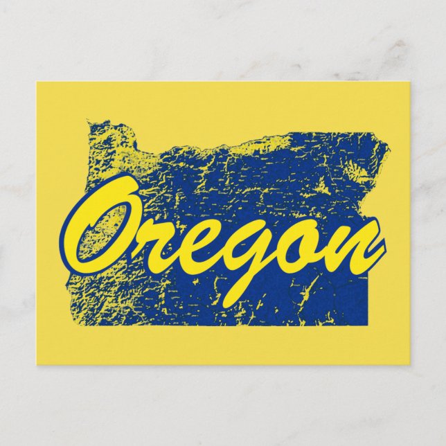 Cartão Postal Oregon (Frente)