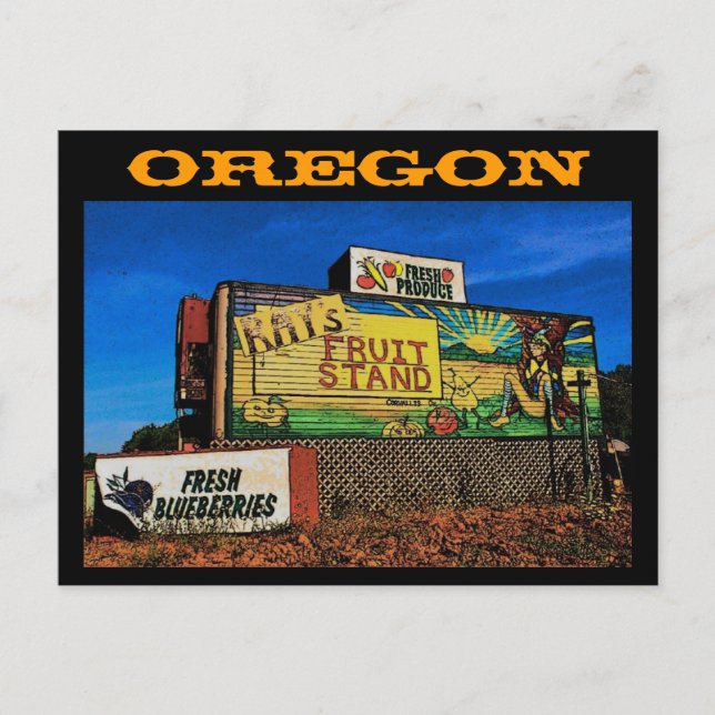 Cartão postal Oregon (Frente)
