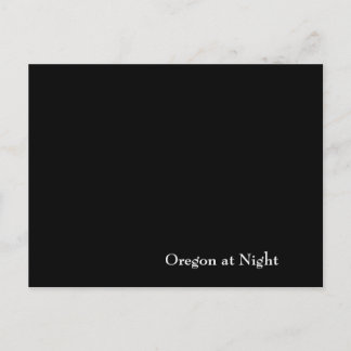 Cartão Postal Oregon à Noite