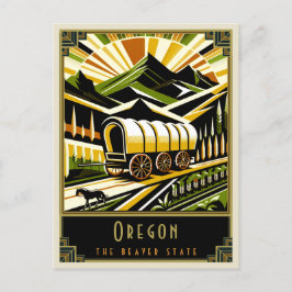Cartão Postal Oregon | Art Déco