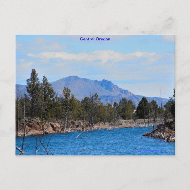 Cartão Postal Oregon central (Frente)