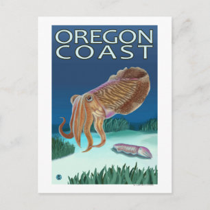 Cartão Postal Oregon Coast Cuttlefish