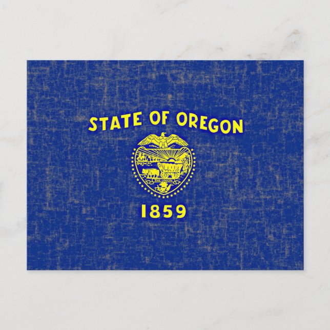 CARTÃO POSTAL OREGON FLAG (Frente)