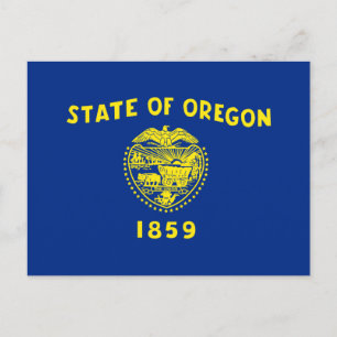 Cartão Postal Oregon Flag