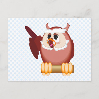Cartão Postal Oregon Owl