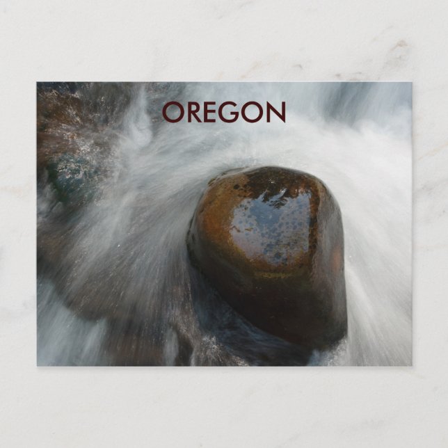 Cartão Postal Oregon Rocks (Frente)