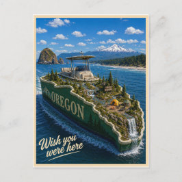 Cartão Postal Oregon | Wish You Were Here | Série de Estados