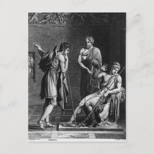 Cartão Postal Orestes e Pyrrhus (Frente)