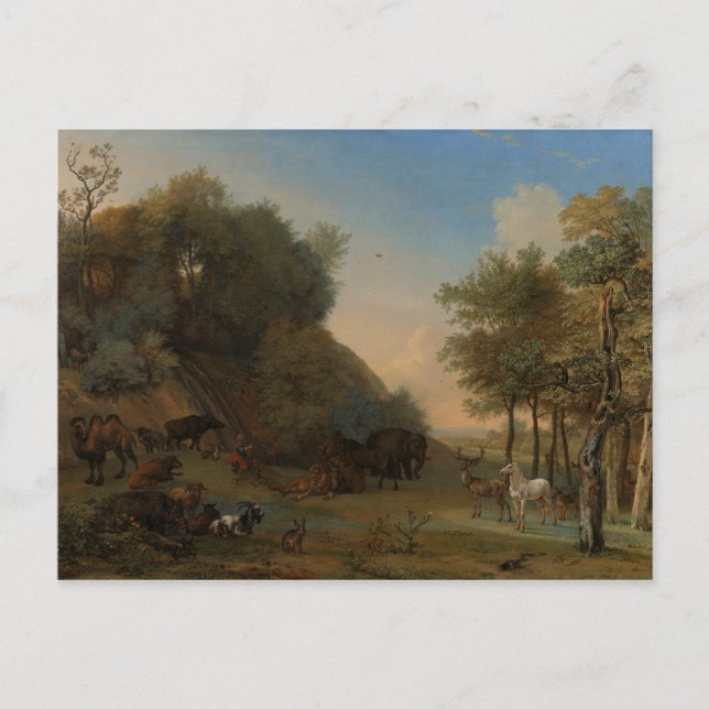 Cartão Postal Orfeus e os Animais (Frente)