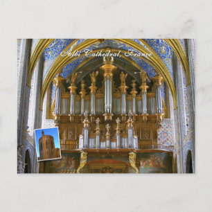 Cartão Postal Órgão Catedral de Albi