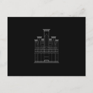 Cartão Postal Órgão de Igreja