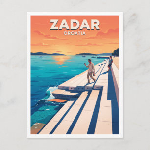 Cartão Postal Órgão do Mar, Zadar, Croácia