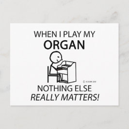 Cartão Postal Orgão Nada Mais Importa