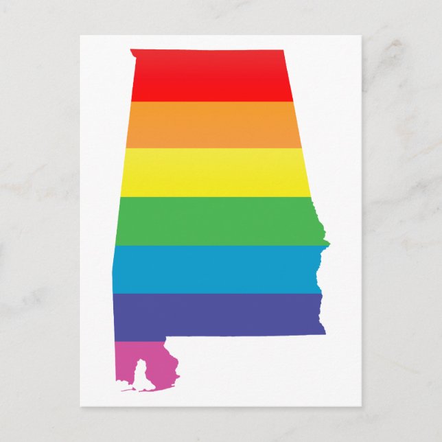 Cartão Postal orgulho de alabama. (Frente)