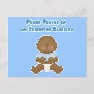 Cartão Postal Orgulho de Bênção Etíope