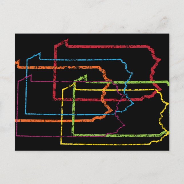 Cartão Postal orgulho de blur da pennania (Frente)