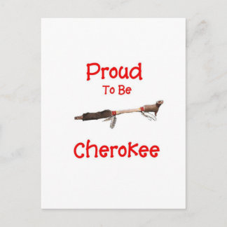 Cartão Postal Orgulho De Ser Cherokee