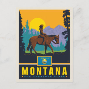 Cartão Postal Orgulho do Estado   Montana