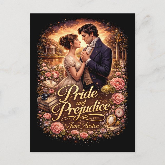 Cartão Postal Orgulho e Preconceito (Frente)