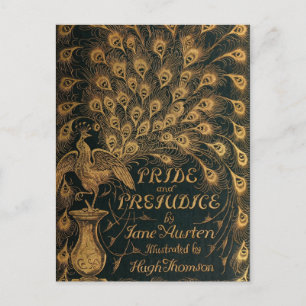 Cartão Postal Orgulho e preconceito Jane Austen (1894)