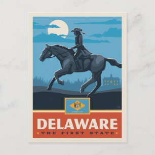 Cartão Postal Orgulho Estatal   Delaware 2