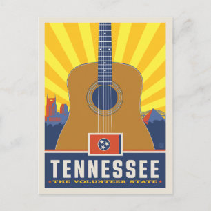 Cartão Postal Orgulho Estatal   Tennessee 2