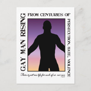 Cartão Postal orgulho gay