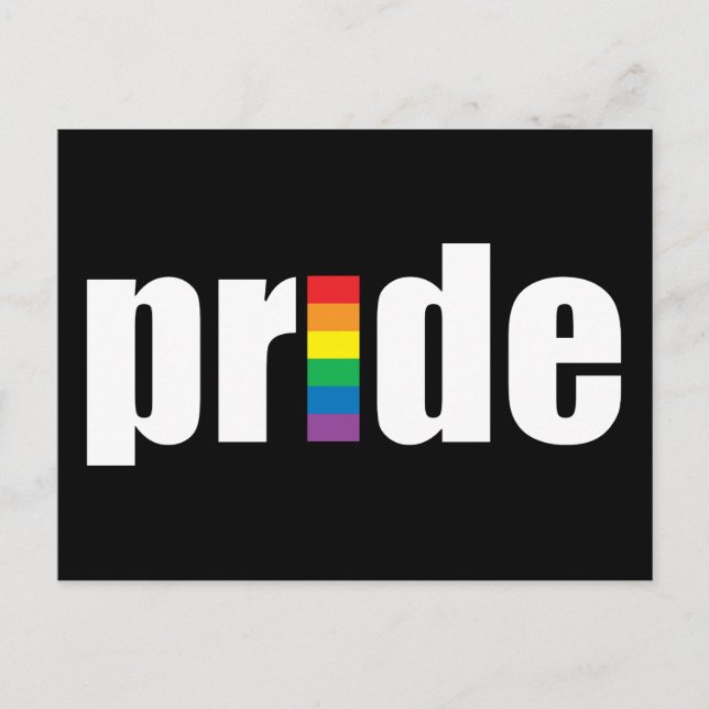 Cartão postal orgulho gay (Frente)