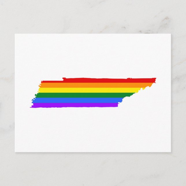 Cartão Postal Orgulho gay do Tennessee (Frente)