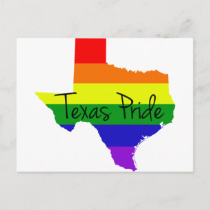Cartão Postal Orgulho gay do Texas
