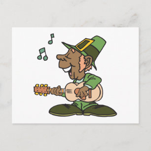 Cartão Postal Orgulho Irlandês Negro