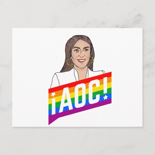 Cartão Postal Orgulho LGBT AOC (Frente)