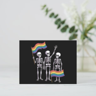 Cartão Postal Orgulho LGBT Direitos Lésbicas Gay Ally LGBTQ Tran