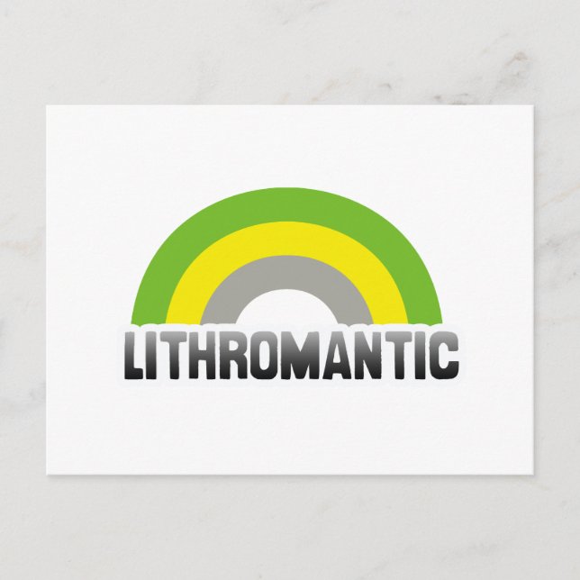 Cartão Postal Orgulho Litromântico (Frente)