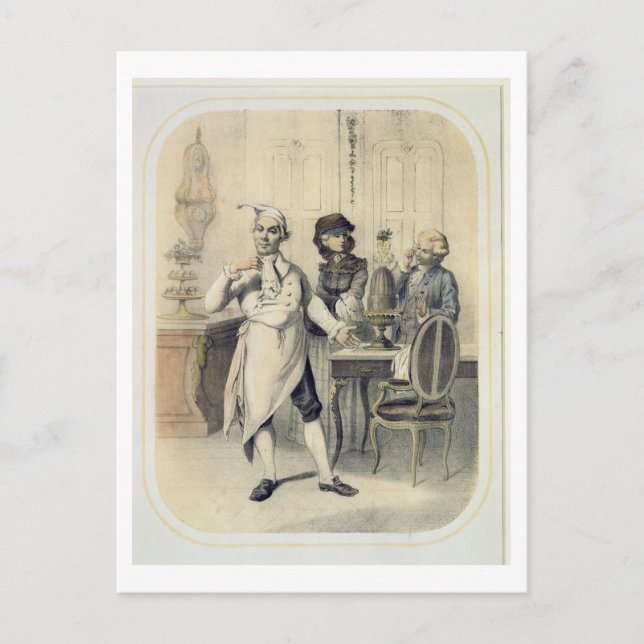 Cartão Postal Orgulho na Cozinha, de uma série de impressões dep (Frente)