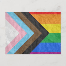 Cartão Postal Orgulho Progressivo LGBTQ+