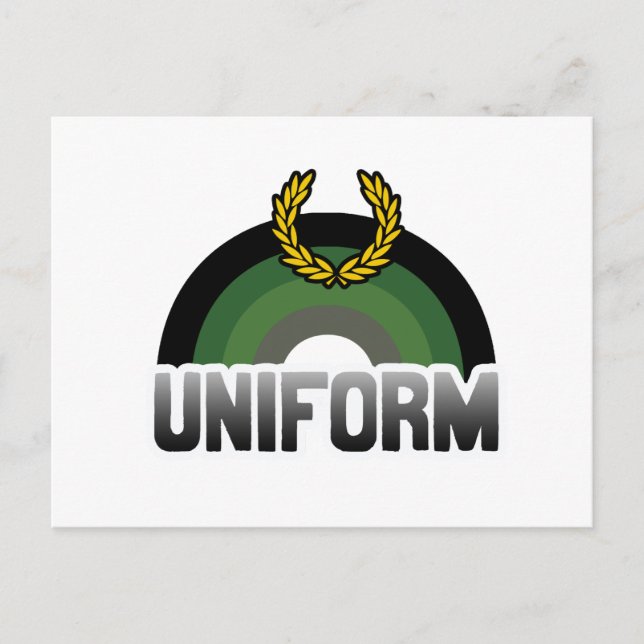 Cartão Postal Orgulho Uniforme (Frente)