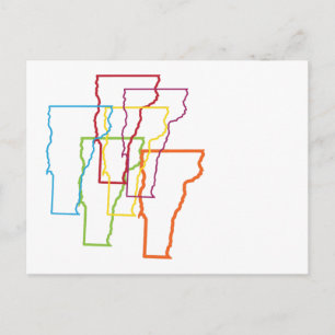 Cartão Postal orgulho vermonte blur