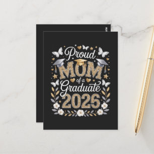 Cartão Postal Orgulhosa mãe de uma Graduada em 2026